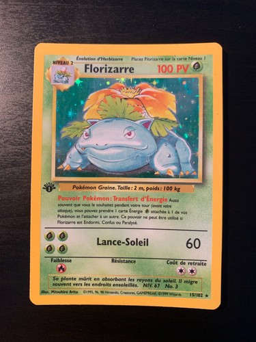 Carte pokémon florizarre - carte,