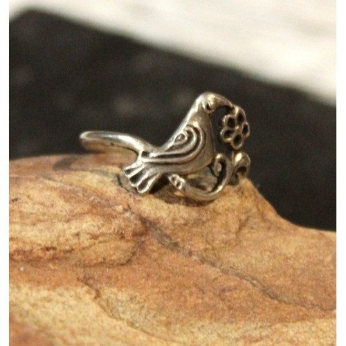 Touhoat bague oiseau debout - oiseau,