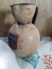 Pichet Gres blason Neufchâteau signer Biron. Willy 73