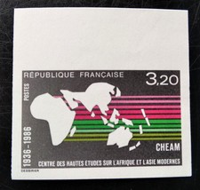 Timbre français - Y&T 2412 non-dentelé neuf ** Hautes Etudes sur l'Afrique 1986