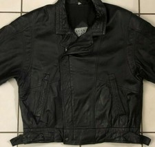 Veste longue homme   cuir "Avant Garde" T 56 XL " comme neuf"