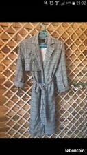 Trench à carreaux femme - XS - Bershka - TRES BON ETAT