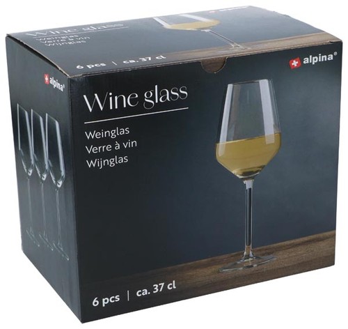 Verres vin alpina set 6 - set,