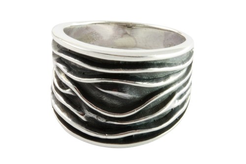 Bague gothique biker - biker, argent