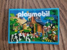 Playmobil, ancien mini catalogue 2001, ferme, animaux, tracteur, Géobra, Vintage