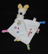 ? Peluche doudou chien WOEZEL & PIP mouchoir blanc papillon étoiles NEUF