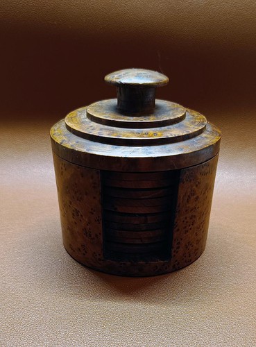 Ancien set sous verre en - 10,