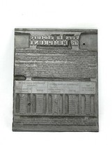 RARE PLAQUE IMPRESSION VERS LA CLOTURE DE L'EMPRUNT 1973 TEXTE + TABLEAU 13x11cm