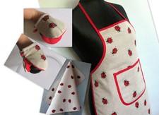 NEUF Tablier en lin linge de