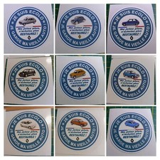 Autocollant RENAULT Je suis écolo je garde ma vieille auto