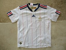Maillot EQUIPE de FRANCE vintage ADIDAS World Cup 2010 away shirt trikot 10 ans