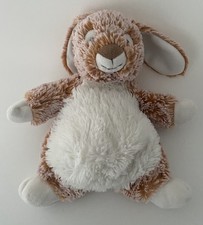 6343🌟22cm Doudou Peluche lapin blanc marron Roux SIMBA TOYS NICOTOY