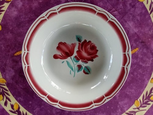 Plat rond creux porcelaine - rond,