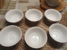 Lot De 6 Bol Cristal D'Arques ARC Vintage