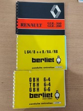 CATALOGUE BROCHURE CAMION BERLIET RENAULT CONDUITE ET ENTRETIEN NO SAVIEM UNIC