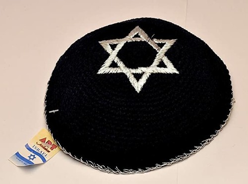 Kippa magen david brodée - david,