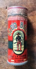 Ancienne petite boite tôle publicitaire boisson réglisse poudre COCO BOER C43
