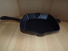 poêle a frire grill viandes / ERNESTO / fonte émaillée noire 397076_2110