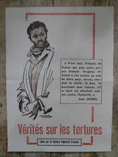 PROPAGANDE GUERRE D'ALGERIE / LA TORTURE SANS FARD