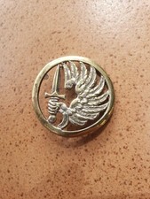 Insigne de béret Parachutiste Fabrication MOURGEON 1er type époque INDOCHINE