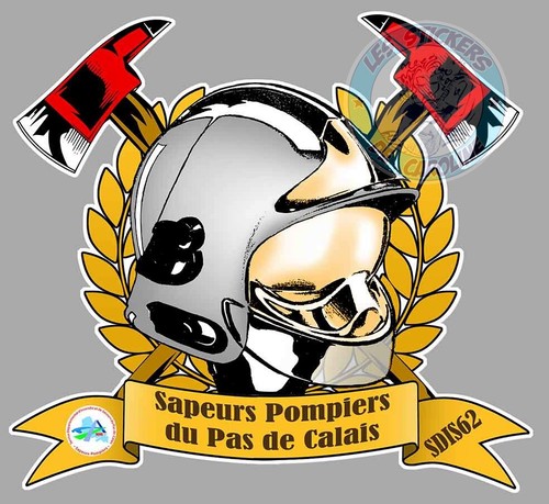 Sticker sapeurs pompiers pas - sticker,