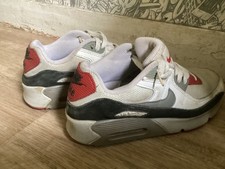 Air Max 90 - Occasion Très bon état  - Rouge, Noir, Blanche, Grise - Taille 37,5