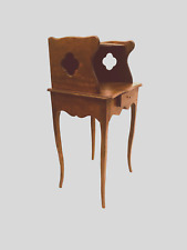 chevet Louis XV au trèfle en hêtre teinte chêne brin . XIX siècle .