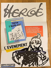 HERGE AFFICHE PUBLICITAIRE