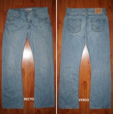 JEANS LEVIS 512 "Bootcut" W32 L34 (FR t42)  bleu clair délavé 0110 bis