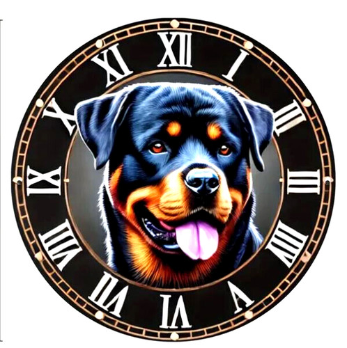 Pendule murale rottweiler - pendule,