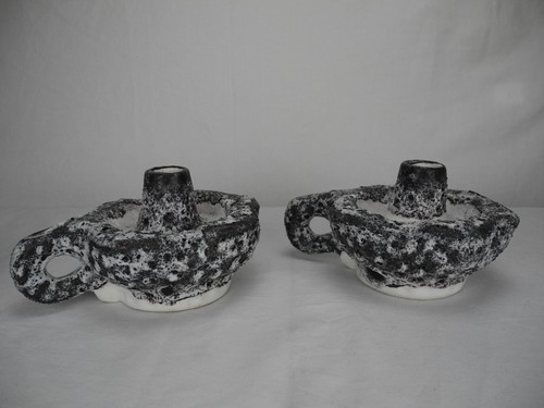 Paire chandeliers bougeoirs - paire,