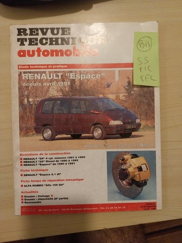Revue technique renault - revue,
