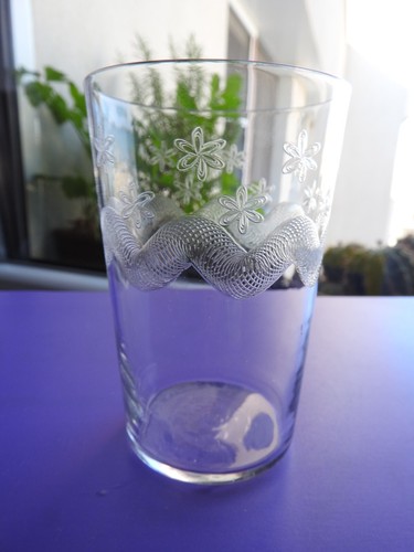 Ancien verre orangeade - verre, à