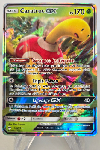 Carte pokémon caratroc - carte, gx