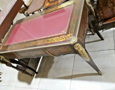 IMPOSANT BUREAU EN BOIS MASSIF