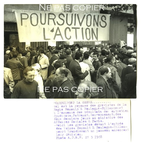 Mai 1968 grève régie - mai,
