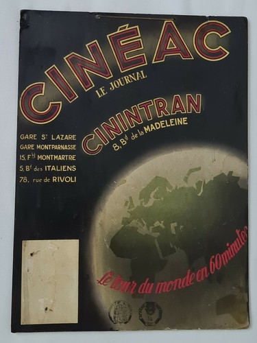 Cinéac journal vers - cinéac, le