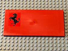LEGO red tile with SCUDERIA