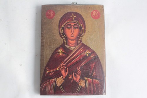 Icône orthodoxe peinte vierge - orthodoxe,