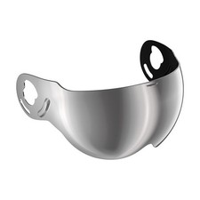 Visière casque toit visière iridium argent