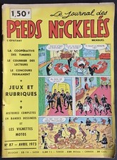 LE JOURNAL DES PIEDS-NICKELÉS - L’ÉPATANT n°87 avril 1973 état moyen