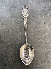 Ancienne Petite Cuillère De Collection Monaco Prince Rainier Grace Kelly Augis 