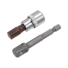 T55 Torx Embout Prise 3/8" Embout 1.89" Tige Hexagonale Perceuse Adaptateur