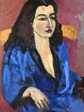 Portrait de Jeune Femme Brune