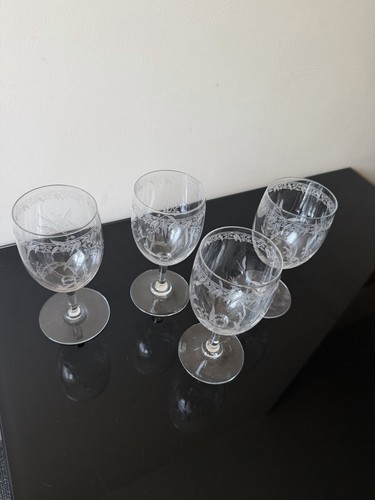 Verre eau en - 4, cristal