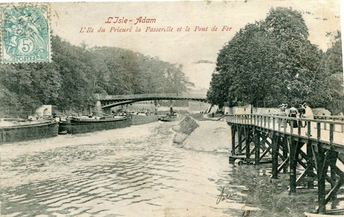 Carte isle adam ile du - carte,
