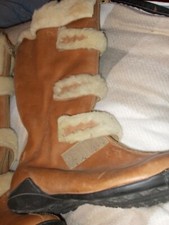   ARCUS BOTTES  femmes CUIR ET MOUTON RETOURNE naturel  42