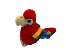 Peluche Steiff animal 2555/14 perroquet 14 cm excellent état