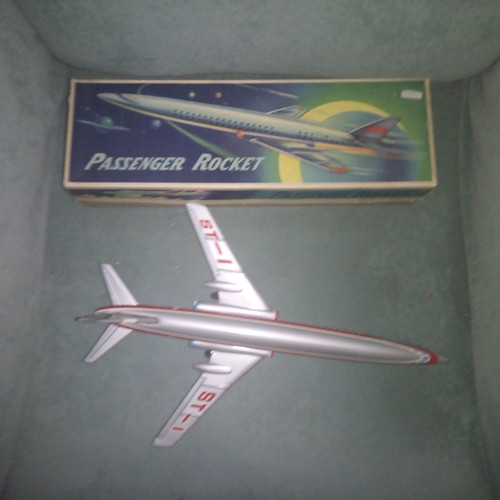 Jouet ancien passenger - ancien, rocket
