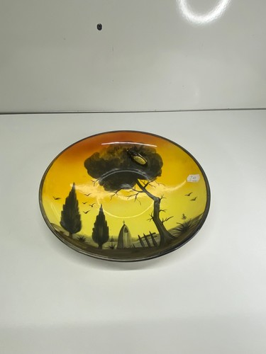 Plat céramique cigale